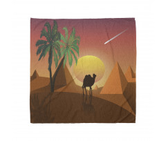 Camels Pyramids and Palms Bandana