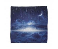 Night Sky Moon Stars Bandana