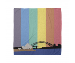 Sydney Building on Rainbow Bandana