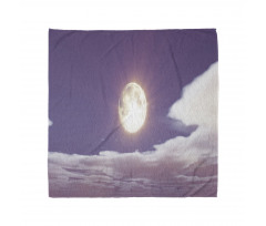 Dramatic Moon and Clouds Bandana