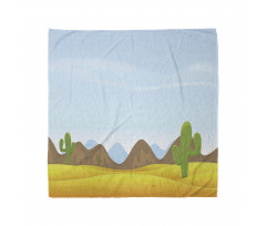 Cactus Plants Mountains Desert Bandana