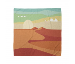 Abstract Desert and Sky Art Bandana