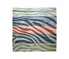 Country Zebra on Wood Bandana