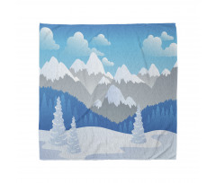 Snow-Capped Mountains Bandana