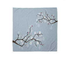 Snowflakes on Branches Bandana