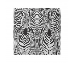 Hayvan Deseni Bandana Zebra Portreli