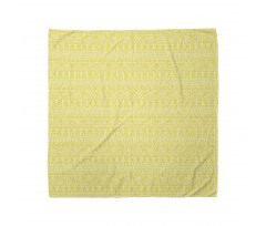 Folklore Yellow Monochrome Bandana