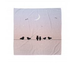 Pastel Tone Sky Moon Bandana