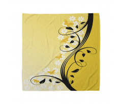 Butterfly Grape Leaves Art Bandana