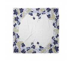 Framed Grape Leaves Graphic Bandana