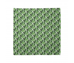 Green Tones Liana Leaves Art Bandana