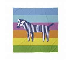 Doodle Animal Stripes Bandana