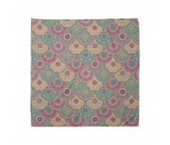 Etnik Bandana Pastel Çiçek Desenli