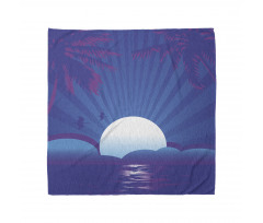 Exotic Summer Time Scene Bandana