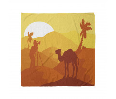 Camel Safari Monochrome Art Bandana