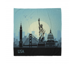 USA Skyscrapers City Skyline Bandana