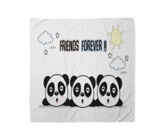 3 Pandas Design Bandana