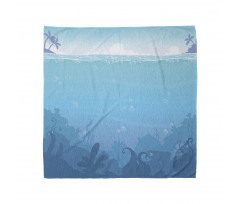 Underwater Landscape Palms Bandana