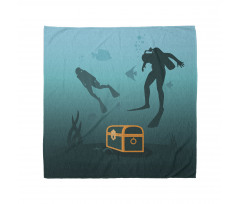 Divers and Sunken Ship Bandana