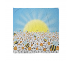 Daisies and Bees Bandana