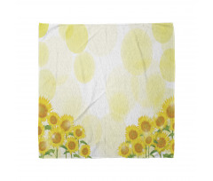 Sunflowers Blots Bandana