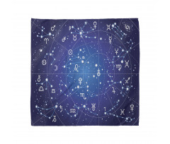 Astrolojik Bandana Burçlar Temalı