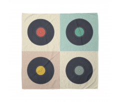 Pastel Record Discs Bandana