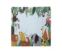 Wild Fauna and Exotic Leaves Bandana