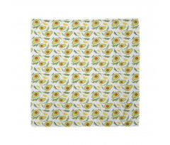 Sliced Avocados and Lemons Bandana