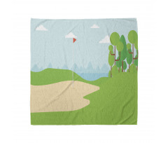 Field Trees Flag Bandana