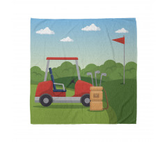 Club Car and Flag Bandana