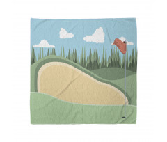 Sand Grassy Field Bandana