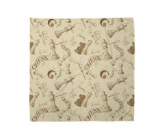 Retro Chess Game Pieces Bandana