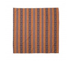 Etnik Bandana Tribal Geometrik Çizgi Zikzak Afrika Desenli