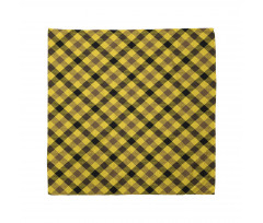 Striped Square Check Bandana