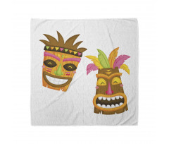 Exotic Colorful Hawaii Masks Bandana