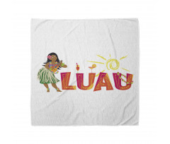 Hula Dancer with a Ukulele Bandana