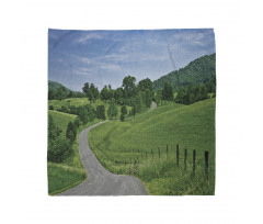 Idyllic Road Forest Bandana