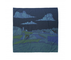 Night Countryside Art Bandana