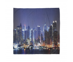 River and Skyline Photo Bandana