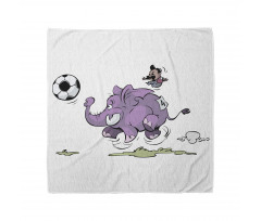 Elephant Playing Soccer Bandana