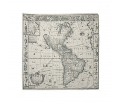 Retro Old America Map Bandana