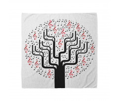 Round Geometric Tree Bandana