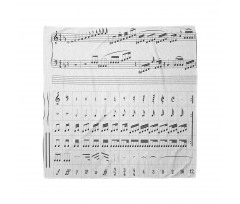 Detailed Musical Motifs Bandana