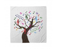 Tree with Colorful Items Bandana