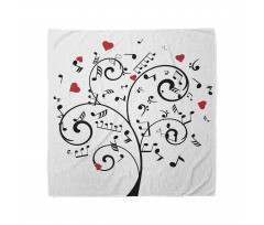 Romantic Tree and Hearts Bandana