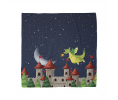 Castle and Flying Dragon Bandana