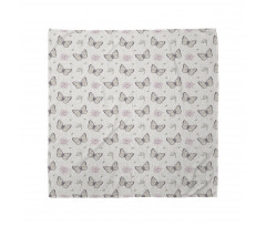 Butterflies and Blooms Bandana