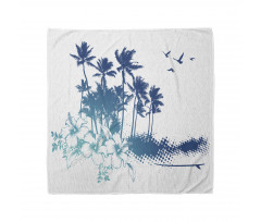 Hibiscus Flower Trees Bandana