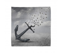 Flying Seagulls Grey Bandana